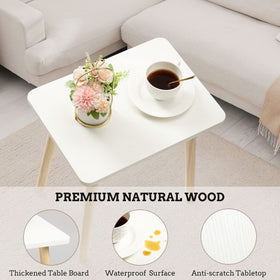 FORAOFUR small side table wooden legs beside a sofa for cozy seating