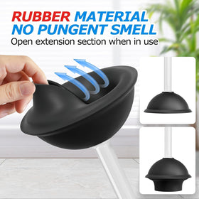 FORASTO 2in1 brush bristles for cleaning stubborn stains around the rim.