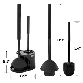 FORASTO professional-grade plunger seals tight against stubborn clogs.