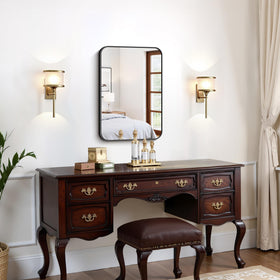 FORBATH crystal-clear HD silvering delivers distortion-free reflections.