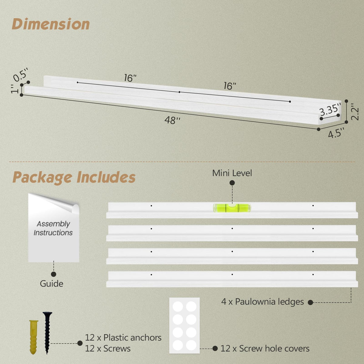 Forbena easy installation image emphasizes quick setup and sturdy lip.