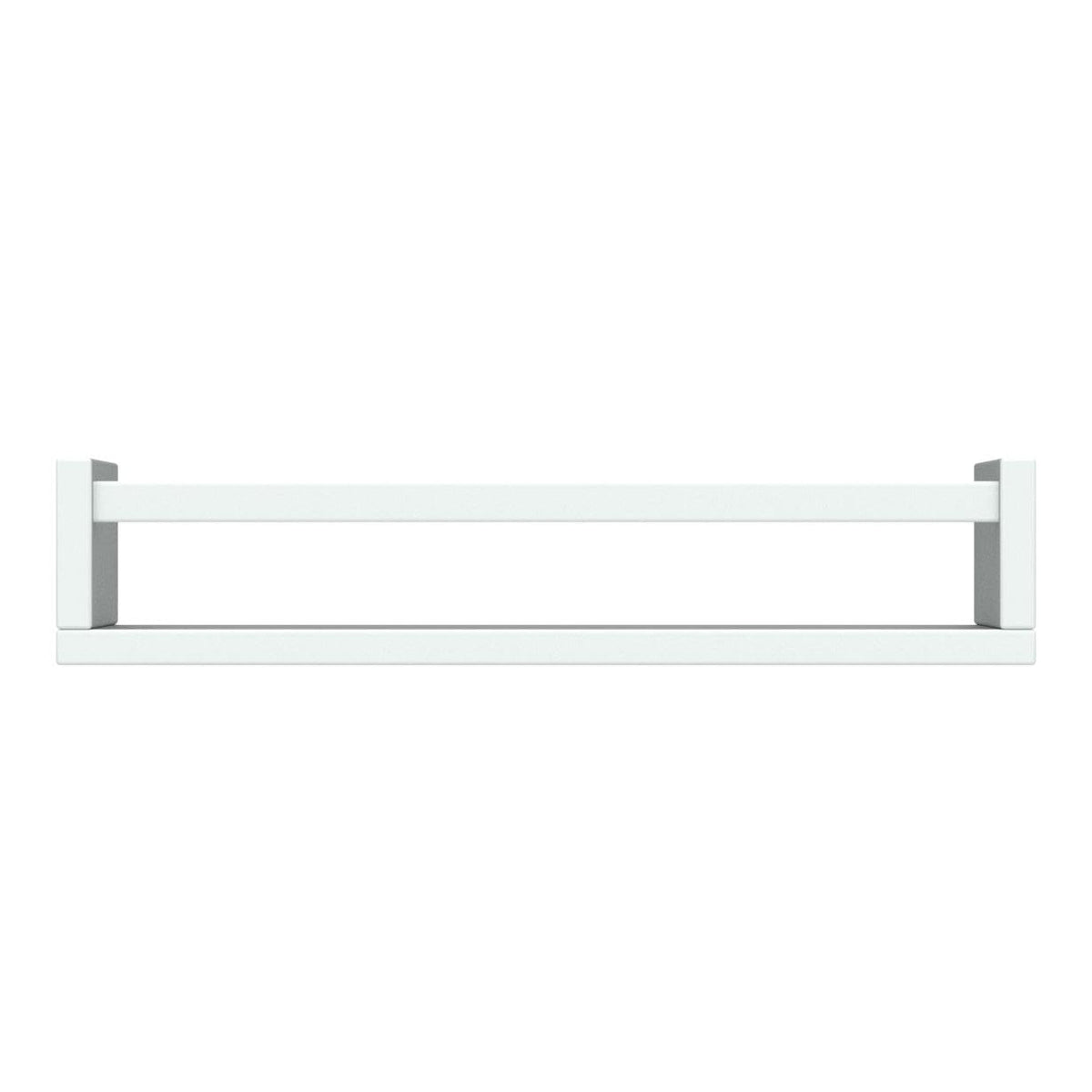 Forbena baby bookshelves white wood wall unit organizes picture books and plush toys.
