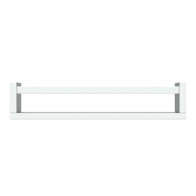 Forbena baby bookshelves white wood wall unit organizes picture books and plush toys.