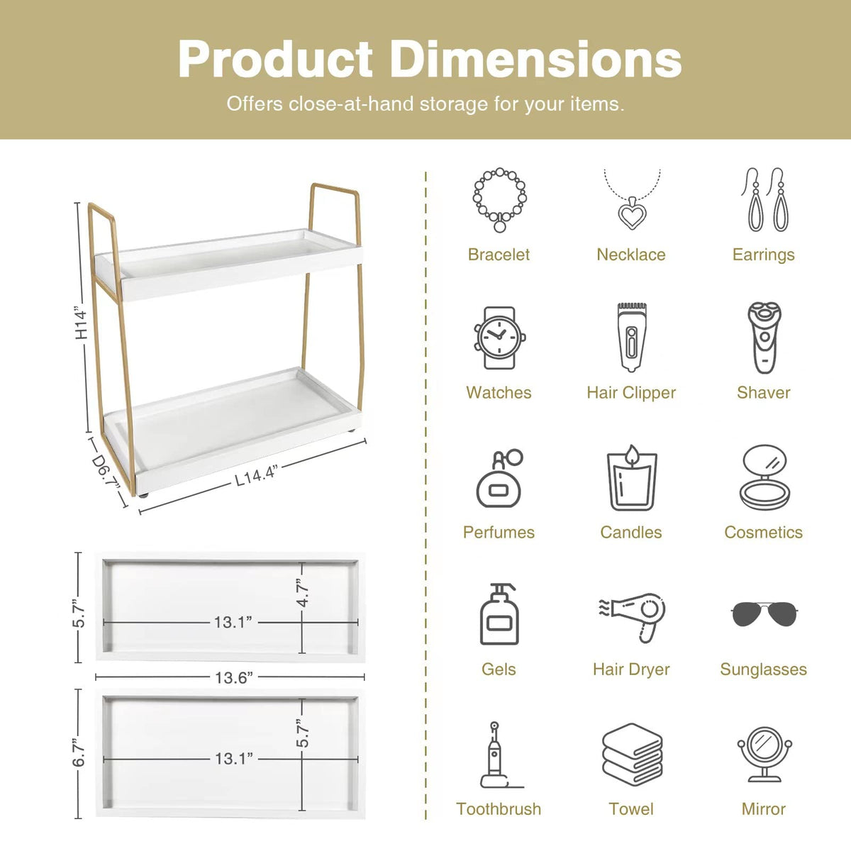 Forbena gift-ready packaging highlights elegant bathroom decor and storage
