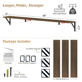 Forbena wall shelves tidying spaces in bedrooms and living areas
