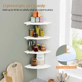 Forbena display shelf helps showcase plants, photos, and keepsakes.