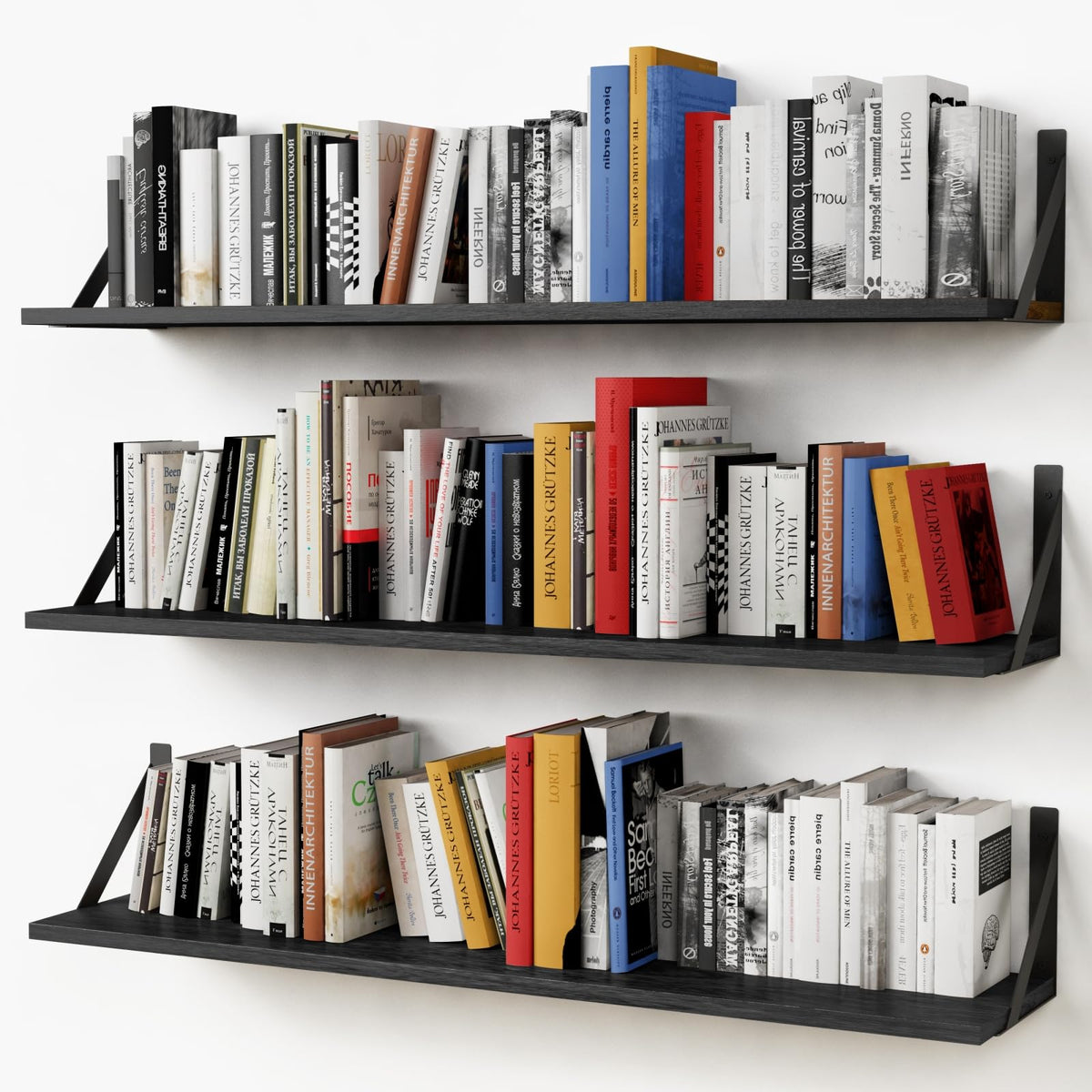 Forbena 36in long floating shelves declutter and display decor.