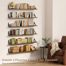 Forbena heavy-duty brackets providing sturdy wall mounting