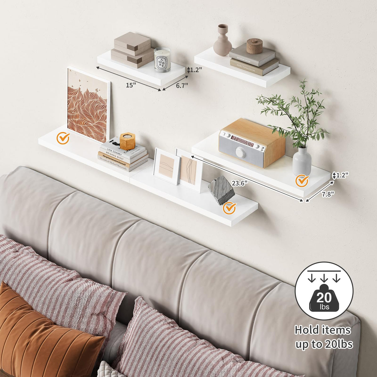 Forbena set3 floating shelves installation guide for easy mounting