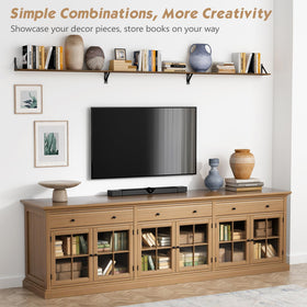 Forbena shelf with plants demonstrates versatile living room decor