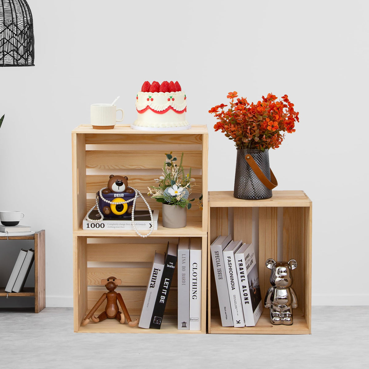FORBRADS pine wood crate assembly detailed demonstrates easy, screw-driven setup.