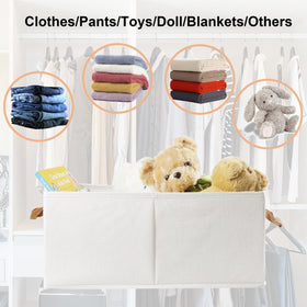 Fordonral fabric storage bin demonstrates durable materials for everyday use.