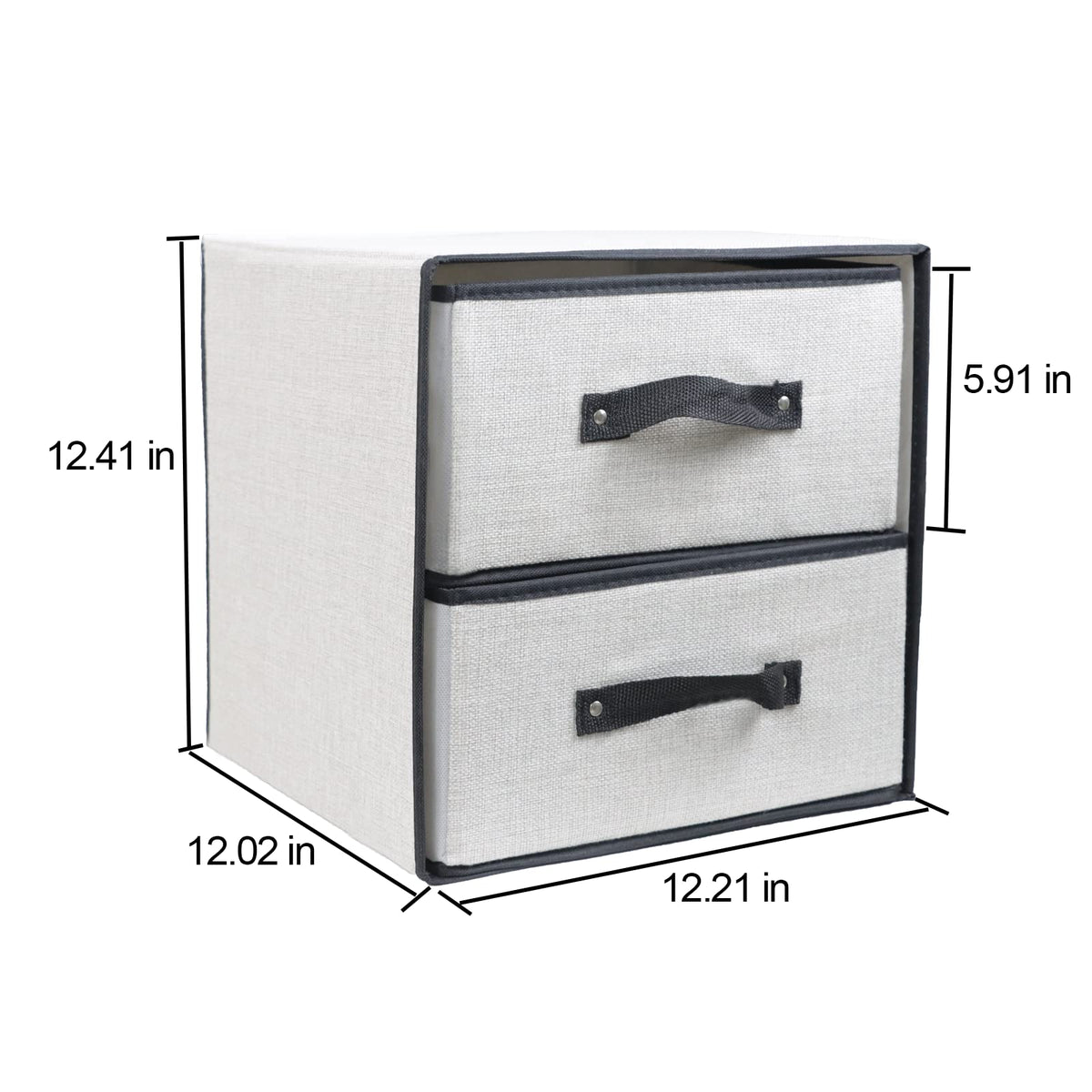 Versatile Fordonral storage for cosmetics and towels in a compact bin.