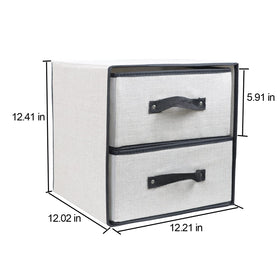 Versatile Fordonral storage for cosmetics and towels in a compact bin.