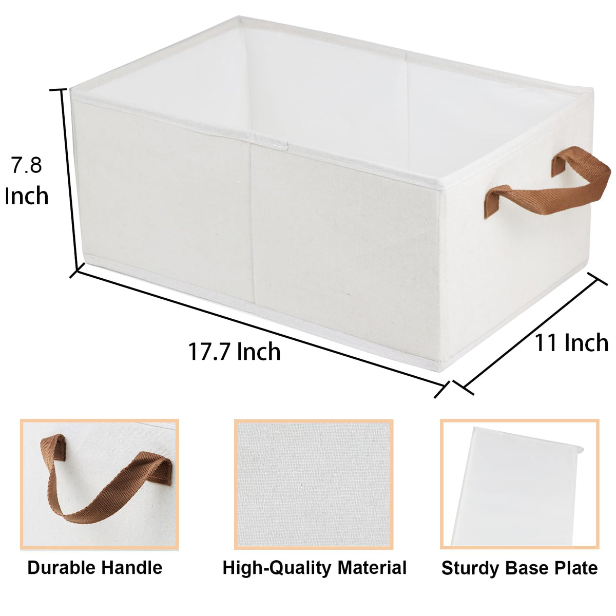 Fordonral storage bin dimension close up showing generous interior space.