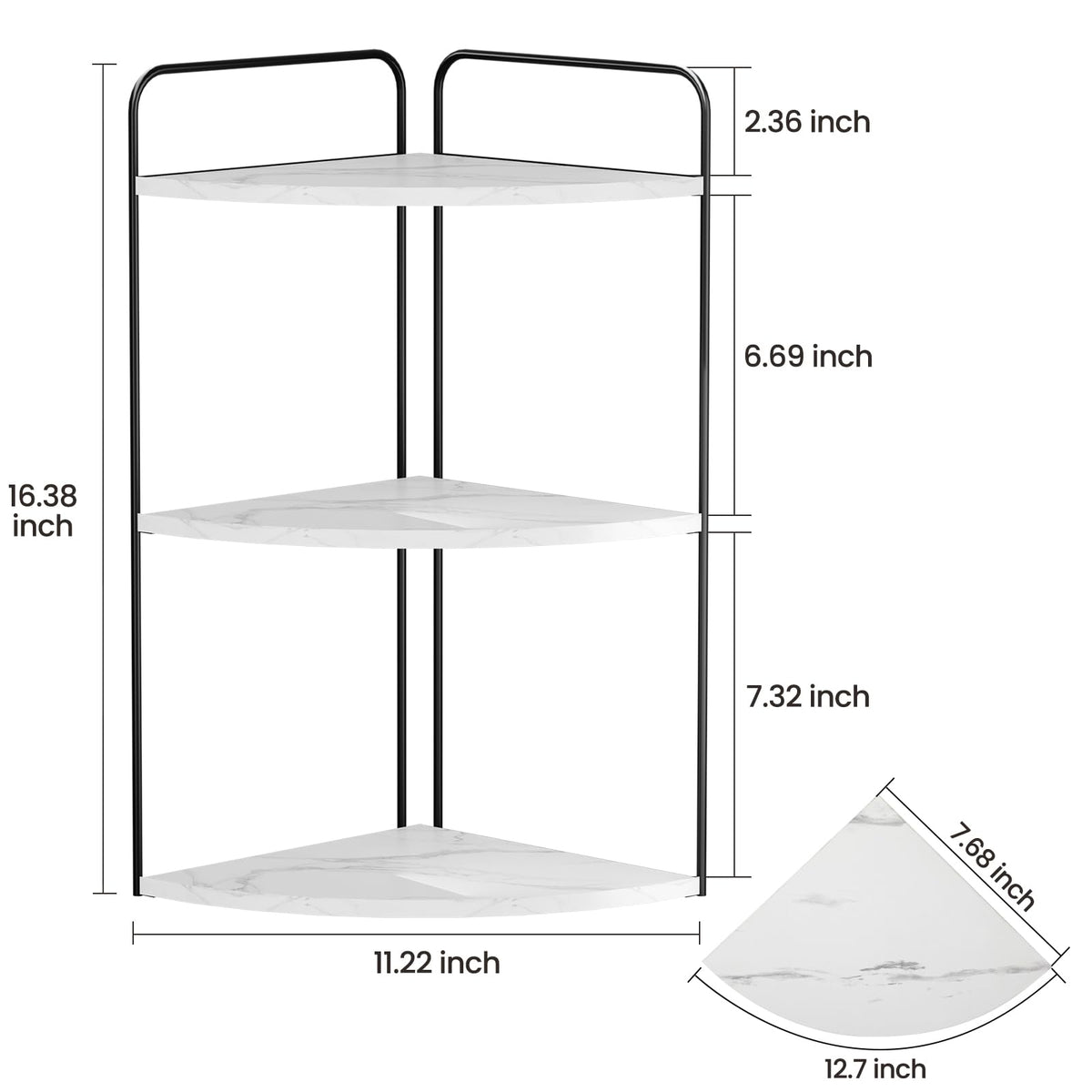 Forest Angle anti-skid pad protects surfaces while preventing slips on the vanity.
