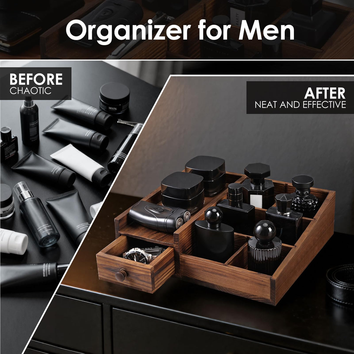 Forest Angle Bourbon Brown organizer demonstrates durability for daily use.