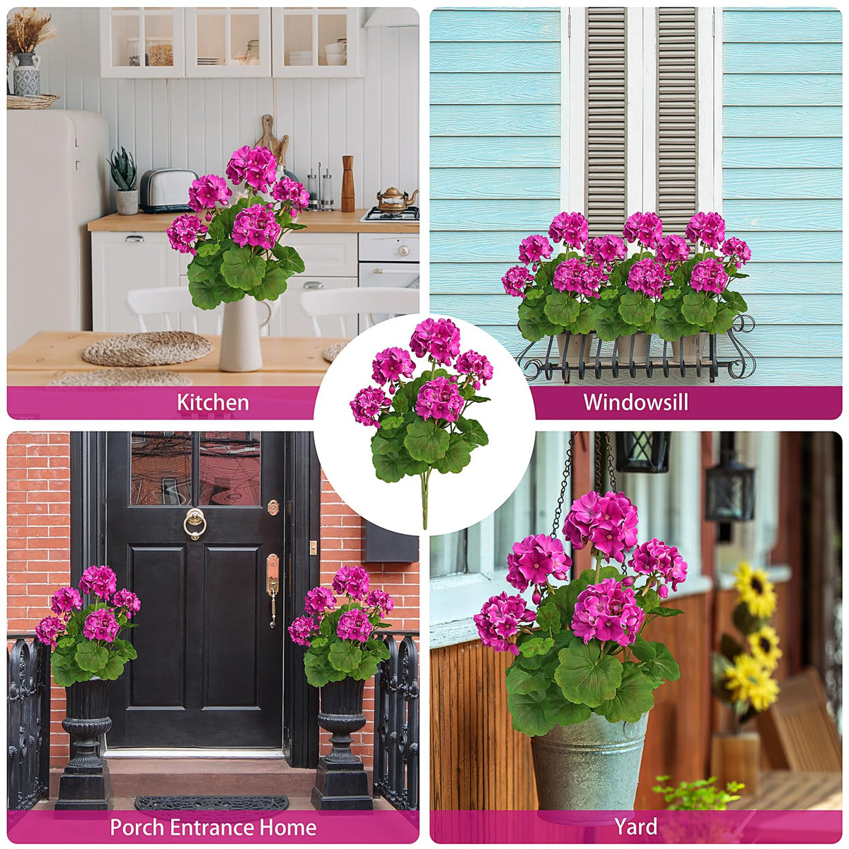 FOREST PRINCE washable durable geraniums for easy outdoor maintenance