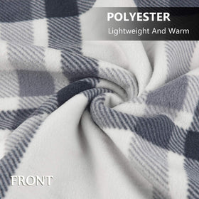 Forestfish blanket measures 55 by 39 inches, suitable for family use