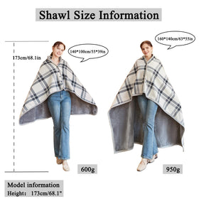 Forestfish wearable blanket on sofa for cozy lounging and TV time
