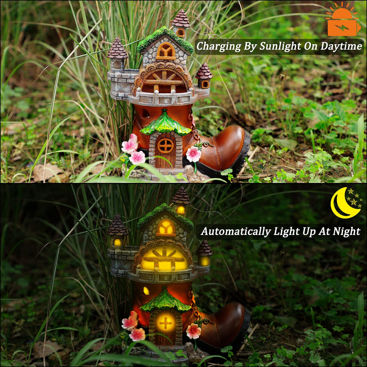 FORUP moss-roof fairy house adds natural charm to outdoor spaces