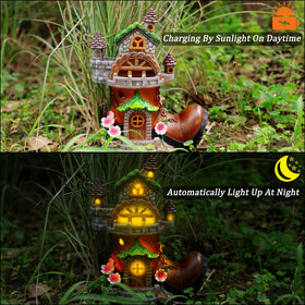 FORUP moss-roof fairy house adds natural charm to outdoor spaces