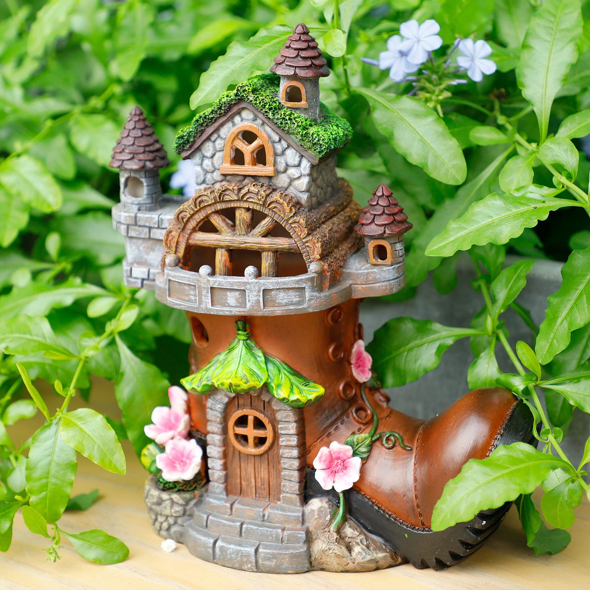 FORUP warm glow from windows creates inviting evening garden scenes