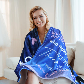FORUSGITSS Best Friend Gift Blanket – soft keepsake for lifelong bonds
