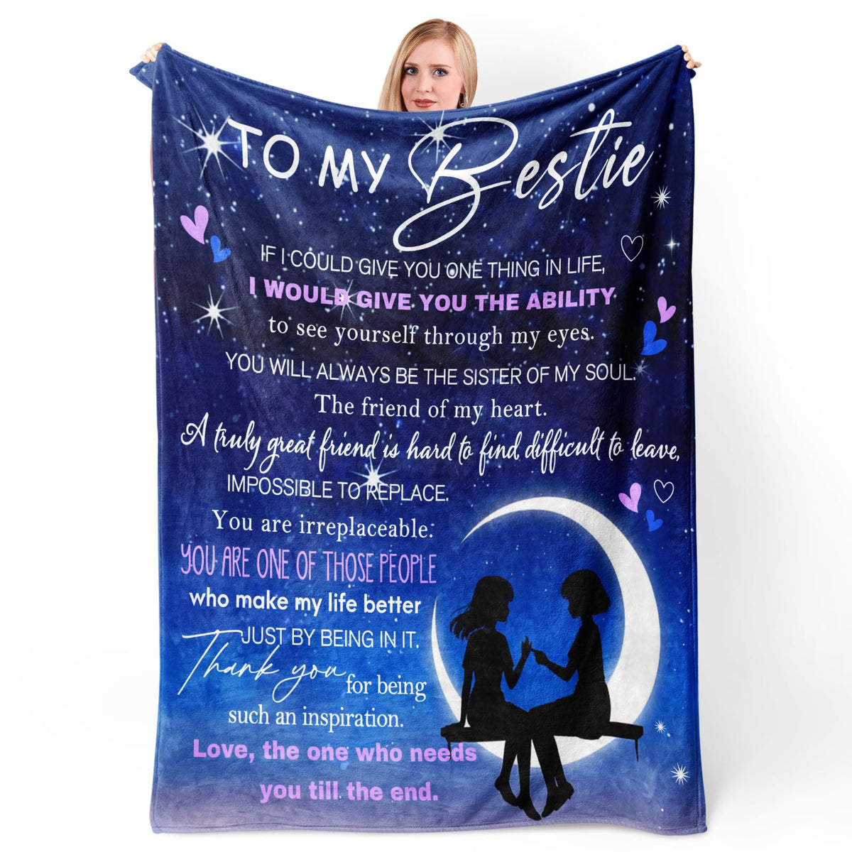 FORUSGITSS Bestie Hug Blanket – cozy moments with your best friend