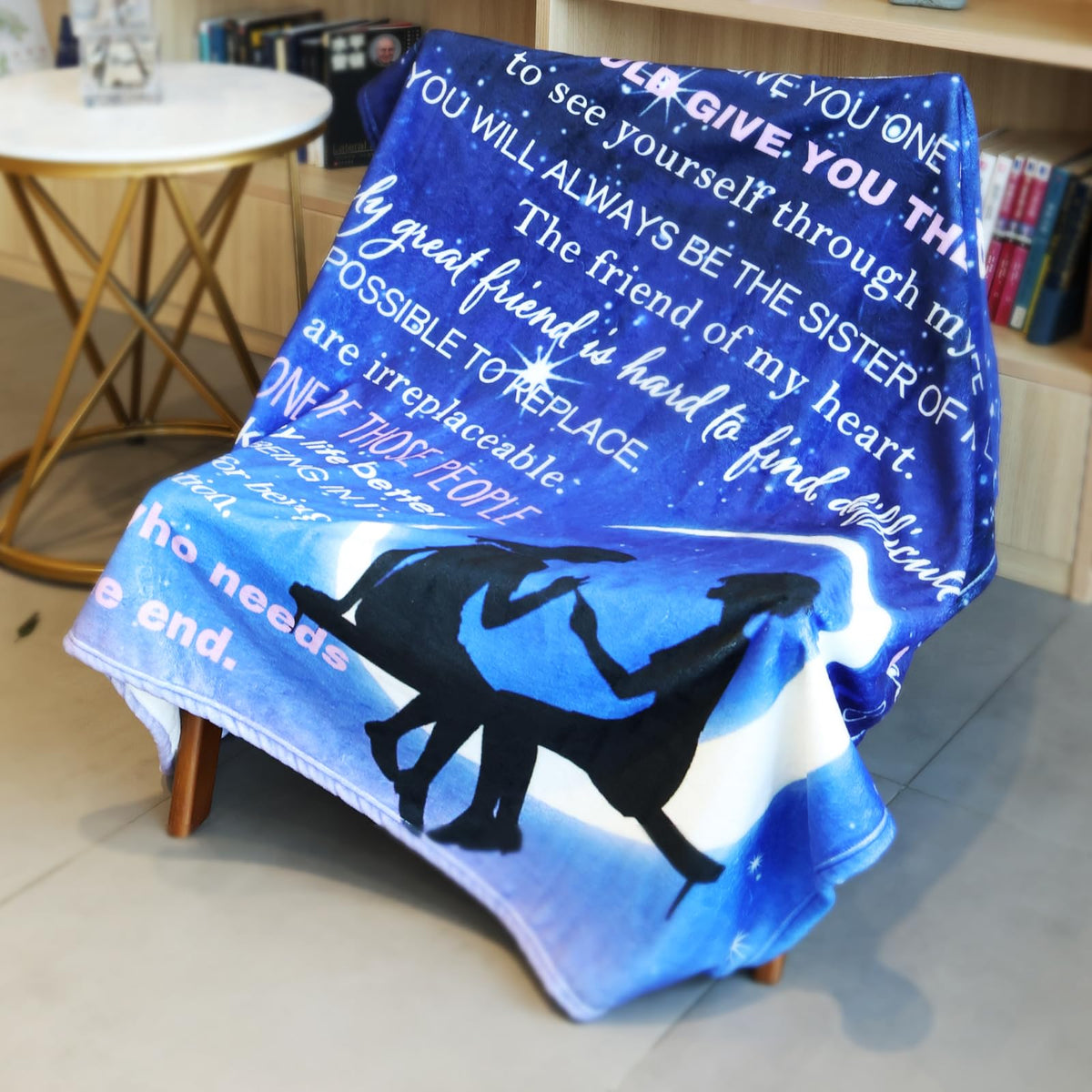 FORUSGITSS Mothers Day Friend Blanket – warm gift for cherished memories