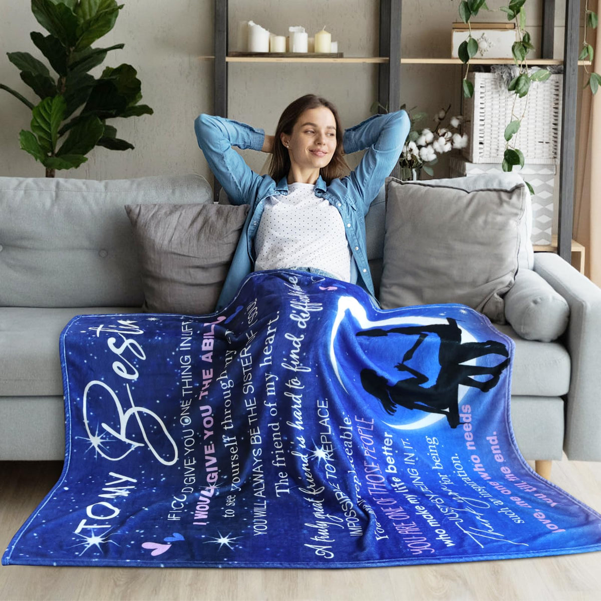 FORUSGITSS Sister Graduation Blanket – cozy milestone celebration