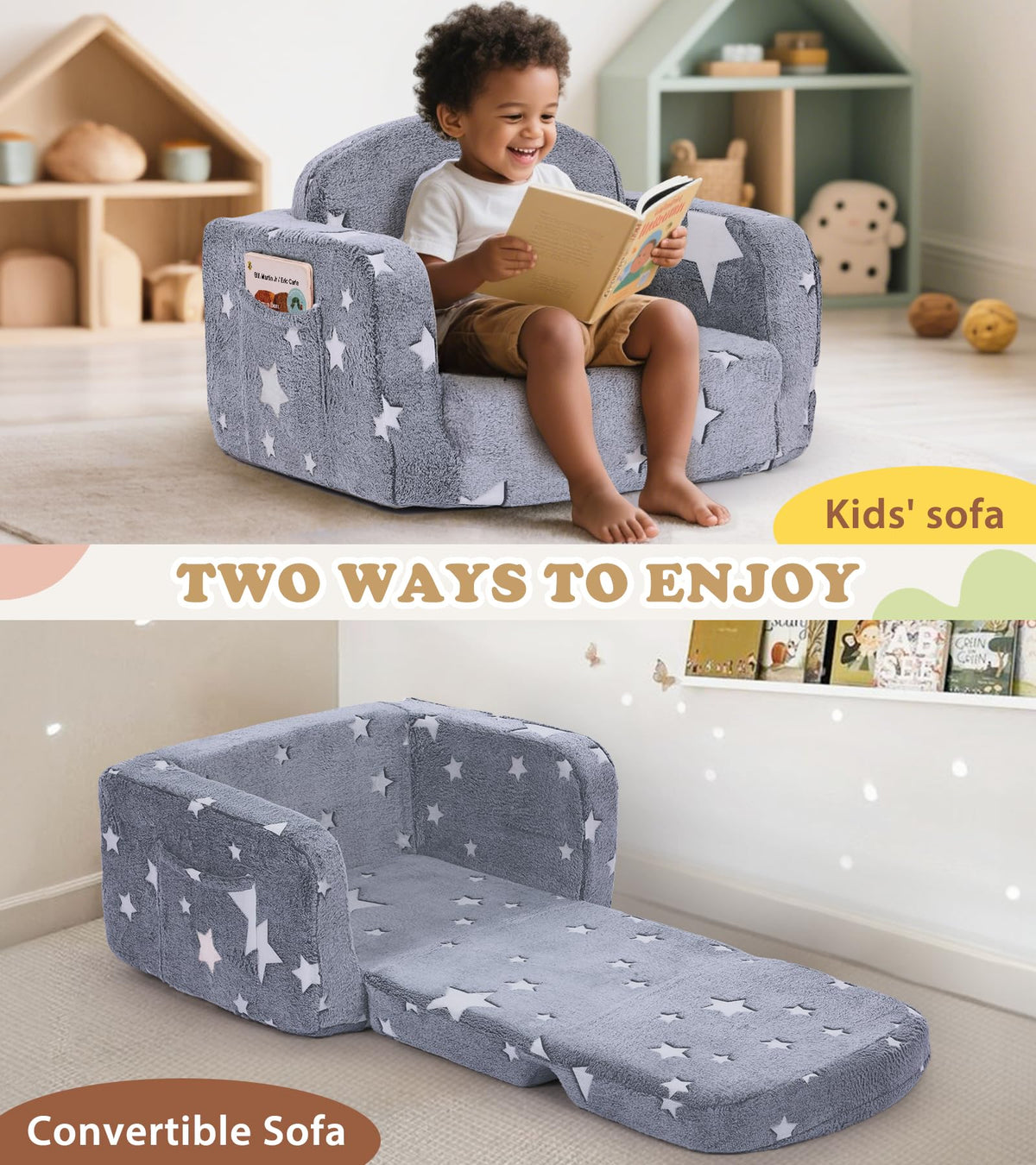 Foryoomi blanket-included keeps kids warm during snuggle sessions
