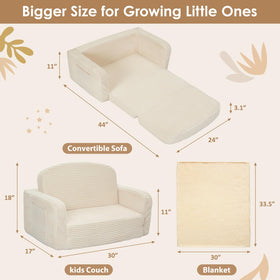 Foryoomi cream color blends with modern kid rooms.