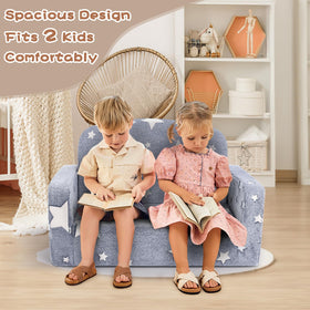Foryoomi Extra Wide Kids Couch blanket included for cozy comfort