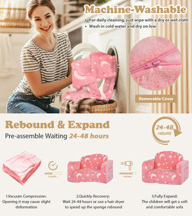 Foryoomi couch cover is machine-washable for quick cleanup.