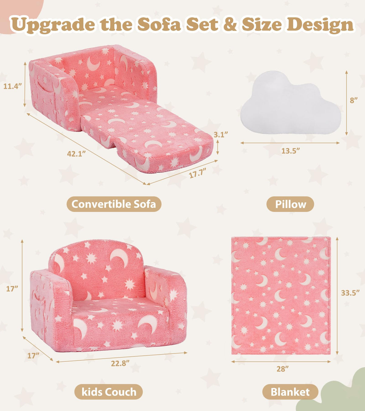 Foryoomi couch arrives vacuum-packed and expands into plush seating.