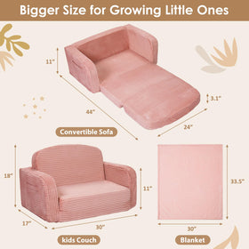 Foryoomi non-slip bottom keeping the sofa stable on smooth floors.