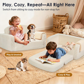 Foryoomi safe rounded edges reduce bumps during playtime.