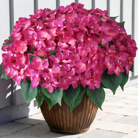 FOTEEWL 16 bundles artificial hydrangea for outdoor decor, lush faux blooms for entry appeal