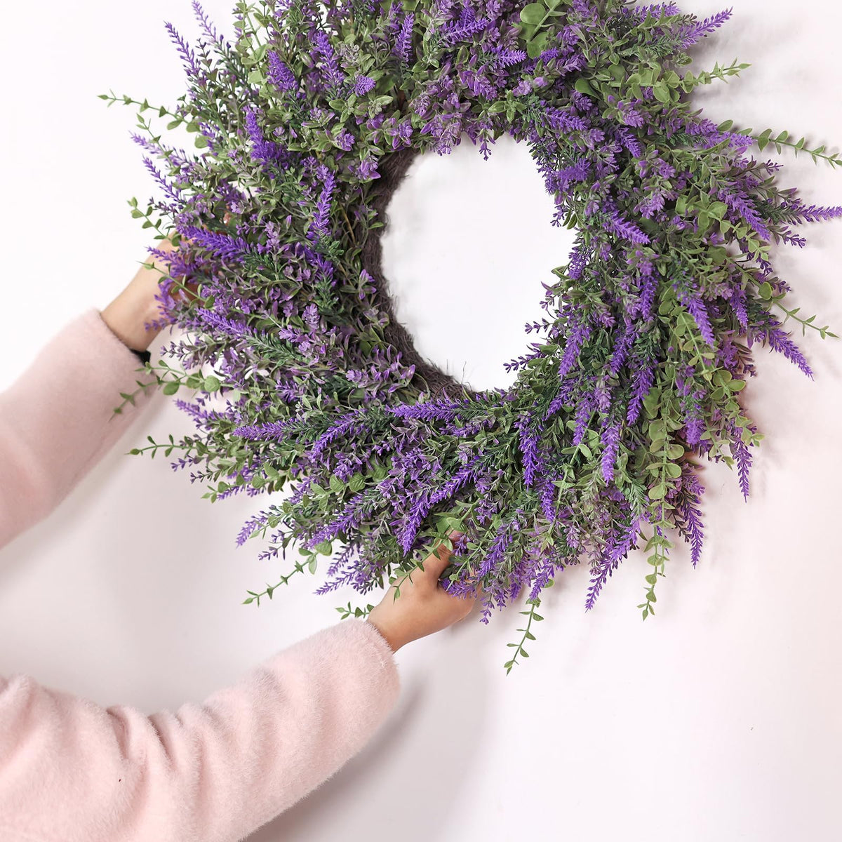 FOTEEWL porch wreath brings seasonal flair to outdoor spaces.