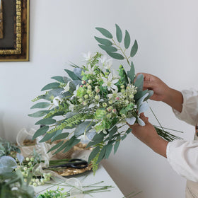 FOTEEWL fern-leaf-stem-17-5-inch adds lush texture to arrangements