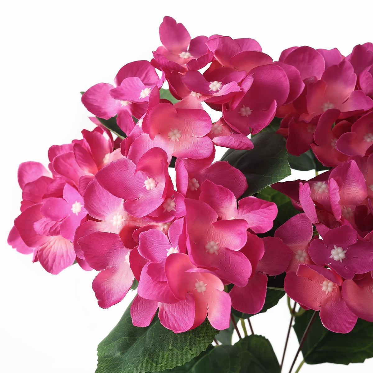 FOTEEWL front-door hydrangea decor creates inviting entryway with evergreen appeal