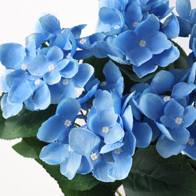 FOTEEWL realistic blue hydrangea for interior accents.