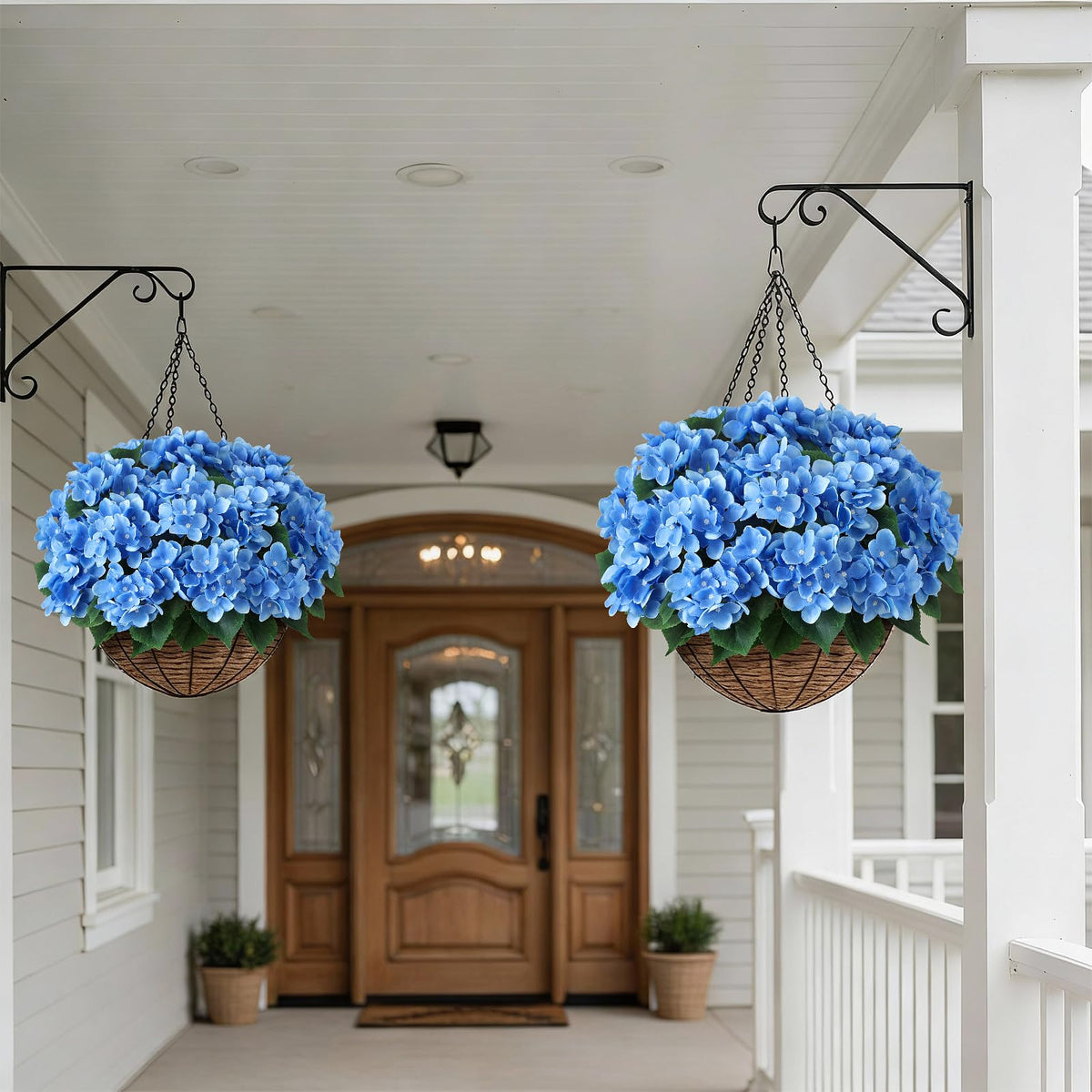 FOTEEWL outdoor waterproof UV hydrangea color retains vibrancy.