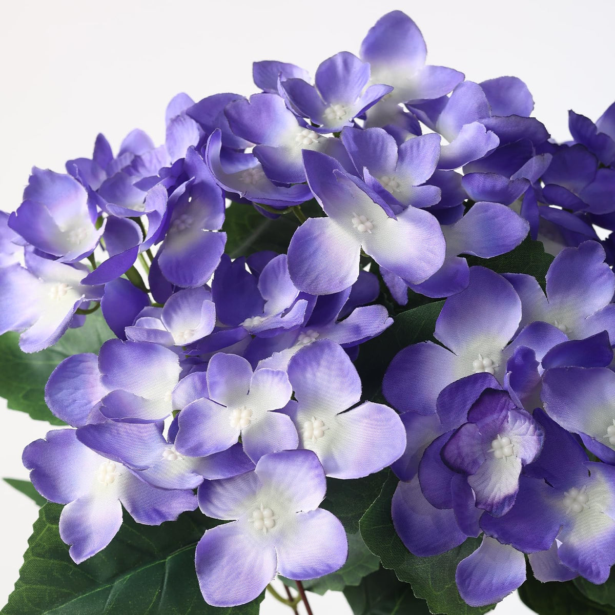 FOTEEWL outdoor-ready hydrangea blooms withstand sun and rain.
