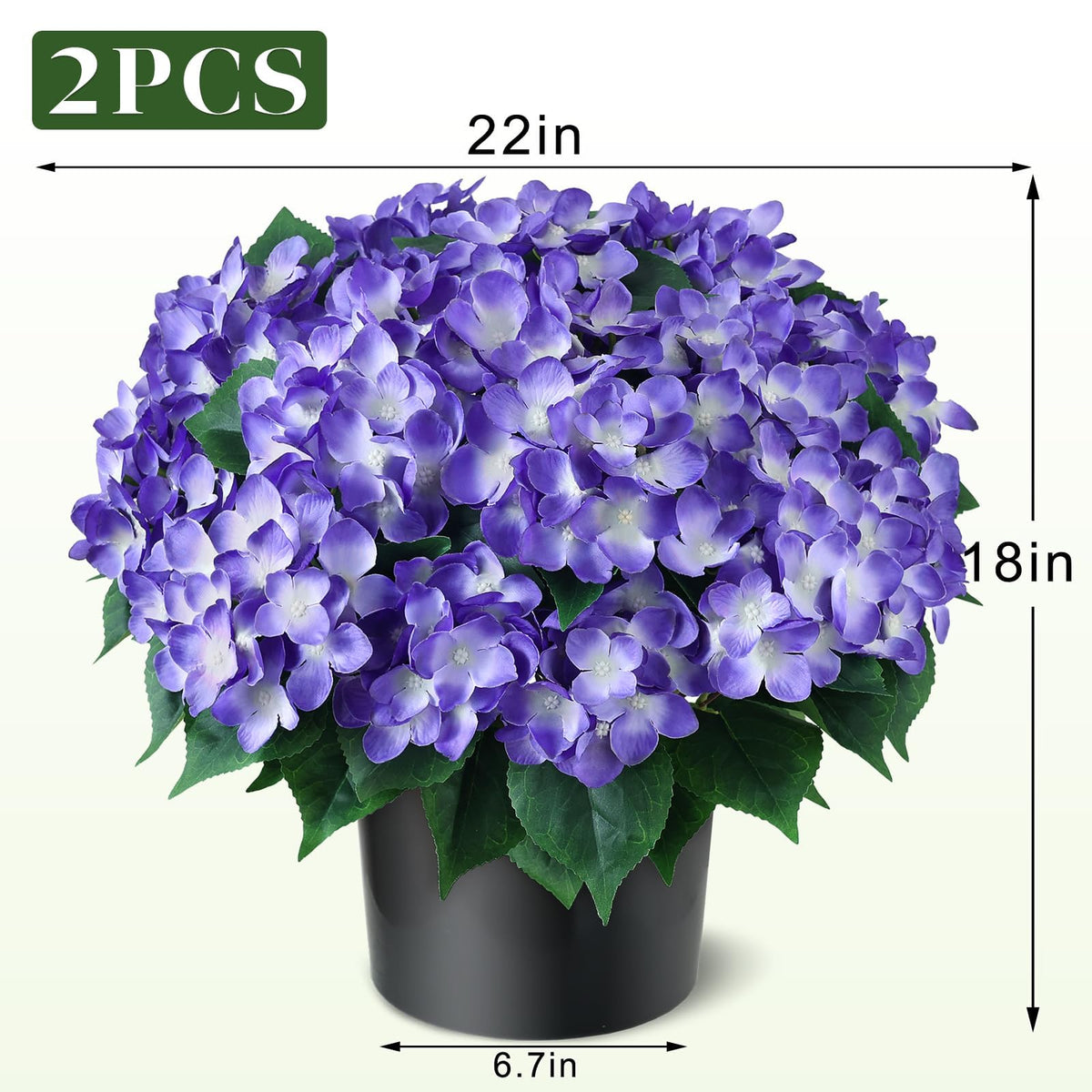 FOTEEWL silk flower heads detail emphasize lush, maintenance-free foliage.