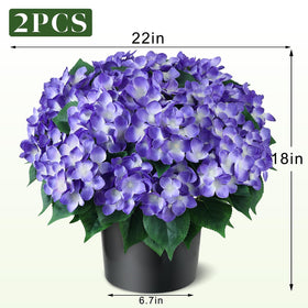 FOTEEWL silk flower heads detail emphasize lush, maintenance-free foliage.
