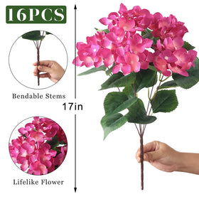 FOTEEWL UV-resistant hydrangea flowers withstand outdoor exposure without fading