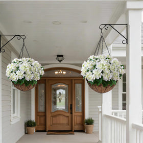 FOTEEWL outdoor hydrangea bouquet for entryways