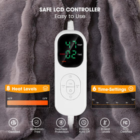 Fotgear heated blanket detachable control panel for easy care